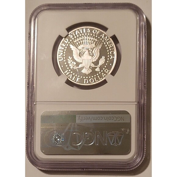 NGC 2010 S Silver Kennedy Half Dollar Proof PF70 UC Portrait Label - Picture 2 of 2